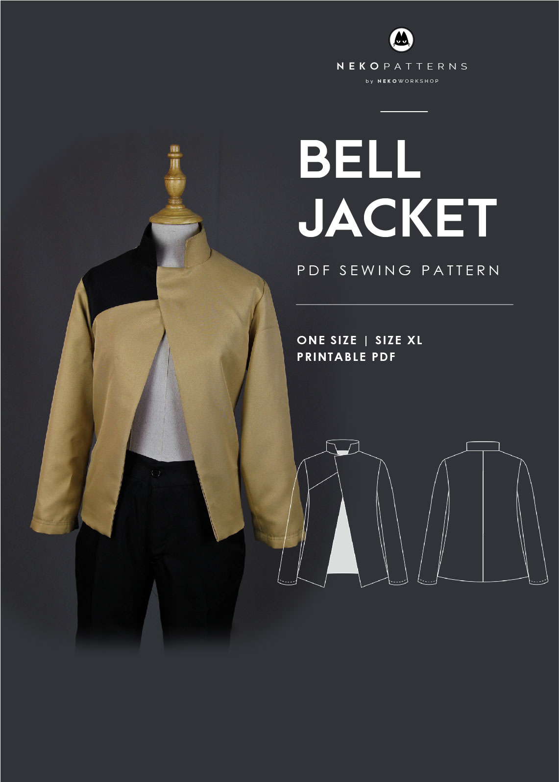 Bell Cranel Jacket - DanMachi (Is it Wrong to Pick Up Girls in a Dungeon?) | PDF Sewing Pattern