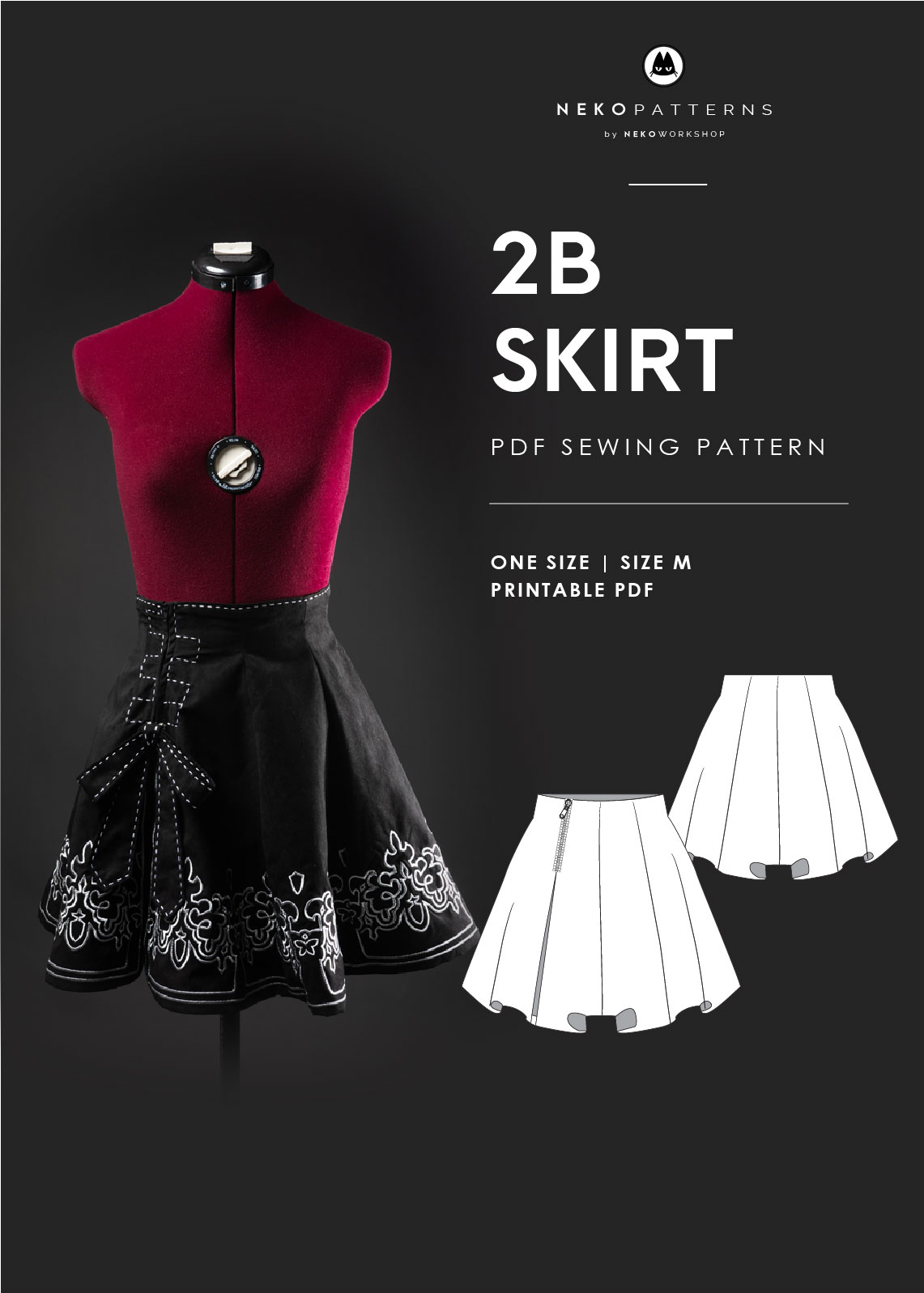 YoRHa 2B Skirt - NieR: Automata | PDF Sewing Pattern