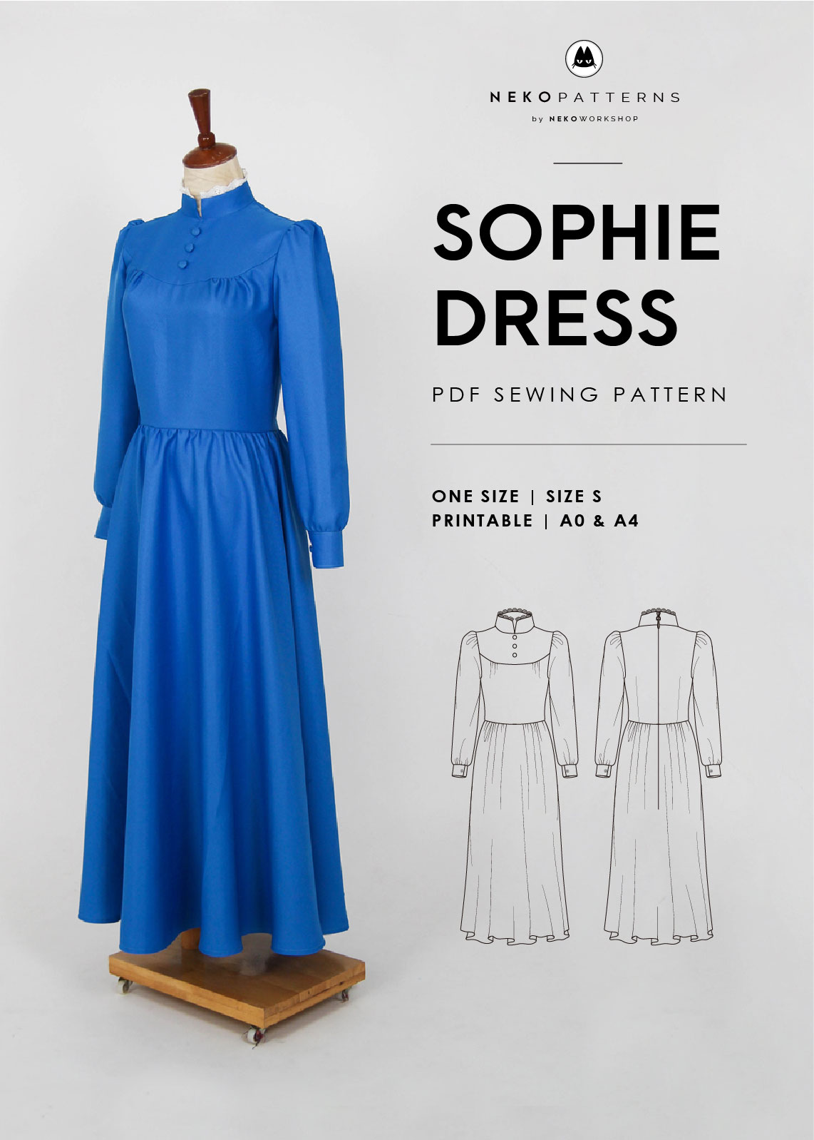 Sophie Dress - Howl's Moving Castle | PDF Sewing Pattern