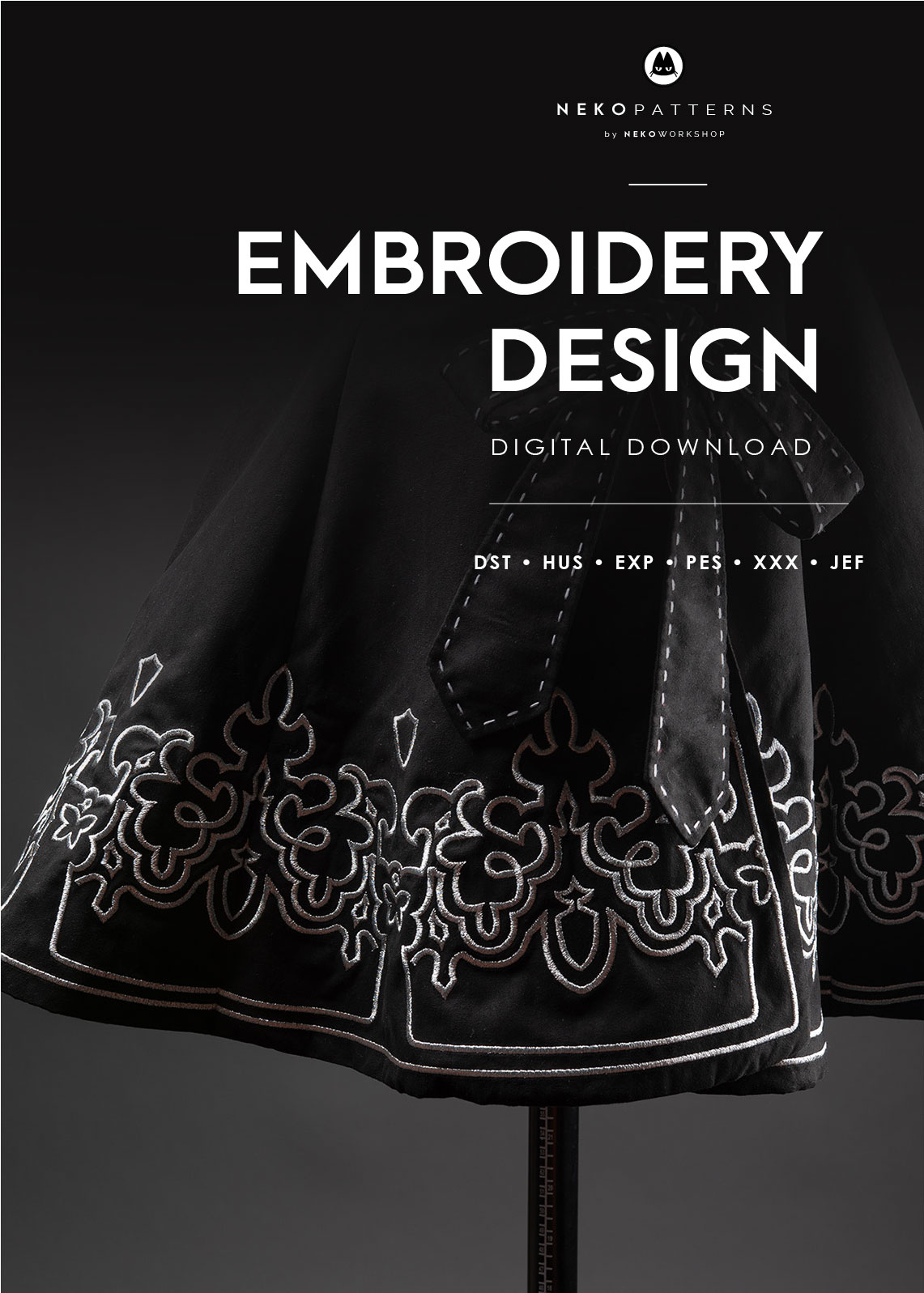 YoRHa 2B [Skirt Details] - NieR: Automata | DIGITAL Embroidery Design